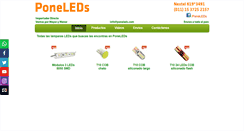 Desktop Screenshot of poneleds.com